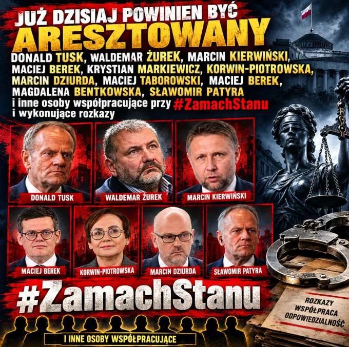 Image from Anna Marzec ⟳ MEGA POLSKA 🇵🇱 Sędzia TK (@Anna_witam)