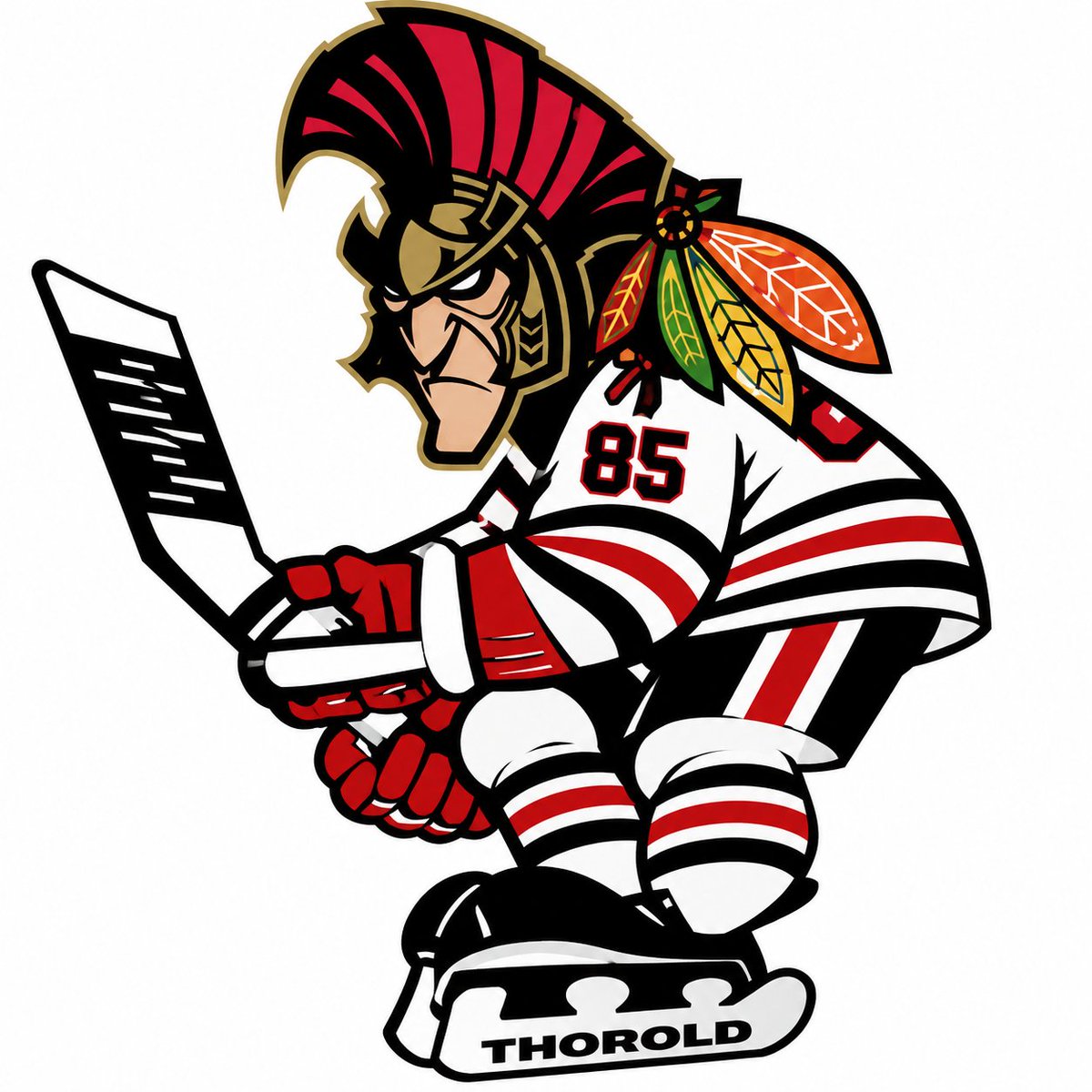 wellandcanal's tweet photo. The stupid app would only allow me three photos for whatever reason per day and now, so now I have to wait 24 more hours again, so frustrating...

Anyways, here's an absolutely terrible logo inspired for the "Thorold Senators" (instead of the Blackhawks). https://t.co/Zb1yv1mBjD