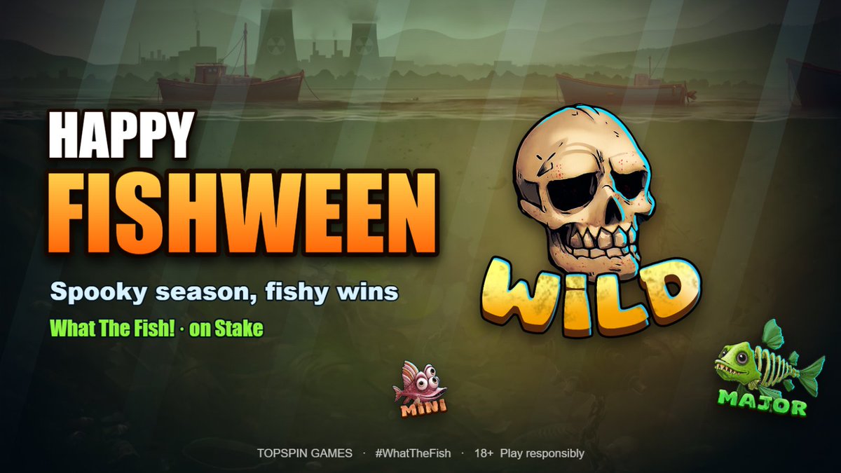 TopSpinSlots's tweet photo. Happy Fishween 🎃🐟

The Wild is wearing its Halloween look tonight. Who’s spinning What The Fish! this weekend?

#Halloween #WhatTheFish #Stake https://t.co/xl1CxfQmRp