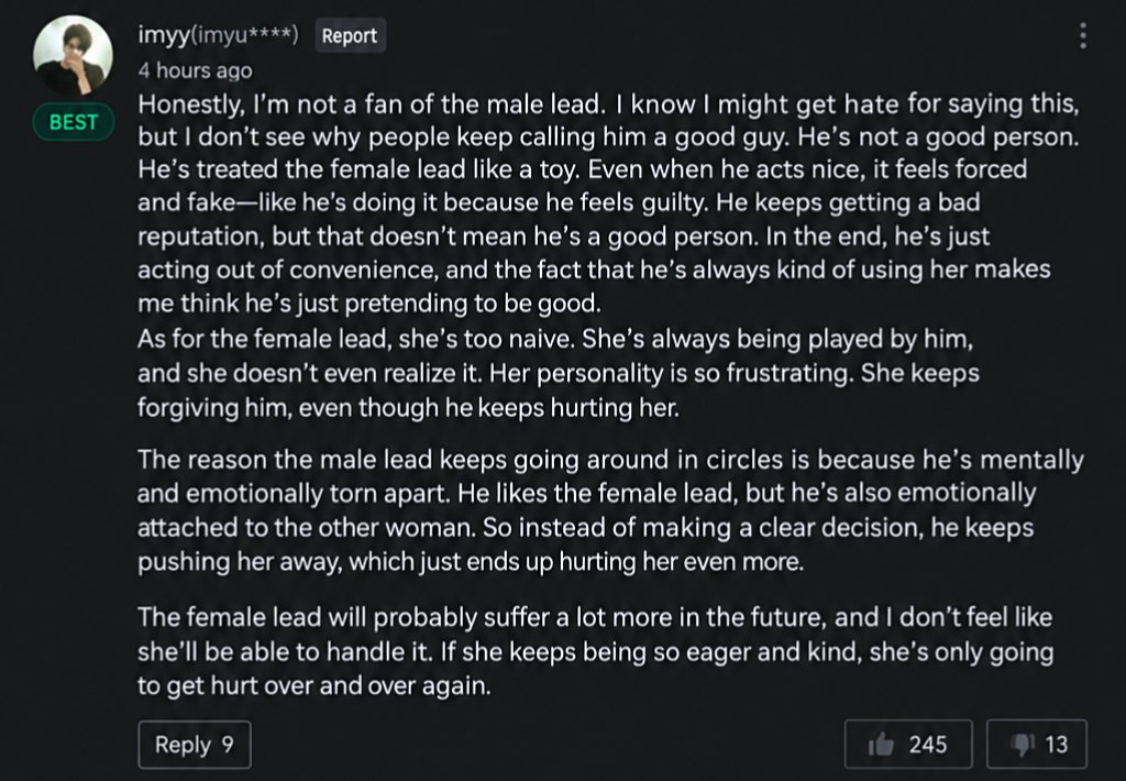 lostally_'s tweet photo. That latest scene hit so hard... Honestly, watching Eun-hyeok and Su-ae tear each other apart with this much raw honesty is both painful and absolute perfection.  

​For everyone calling him out: his whole "protectiveness" over Yu-raim wasn't favoritism or games—it was years of misplaced guilt from a childhood misunderstanding because he genuinely thought she was his half-sister. He was carrying this heavy, twisted burden thinking he had to look out for the daughter of the woman his dad ruined.  

​And Su-ae? She isn't just passively taking it anymore. Admitting straight to his face that she wanted him to break down, suffer, and struggle just so she wouldn't feel so miserable—that is such a deliciously messy, human level of resentment. They are both so deeply unhealed, trapped by their own history, guilt, and lingering attachment, and it hurts so good to read.  
#작전명순정 #OperationTrueLove