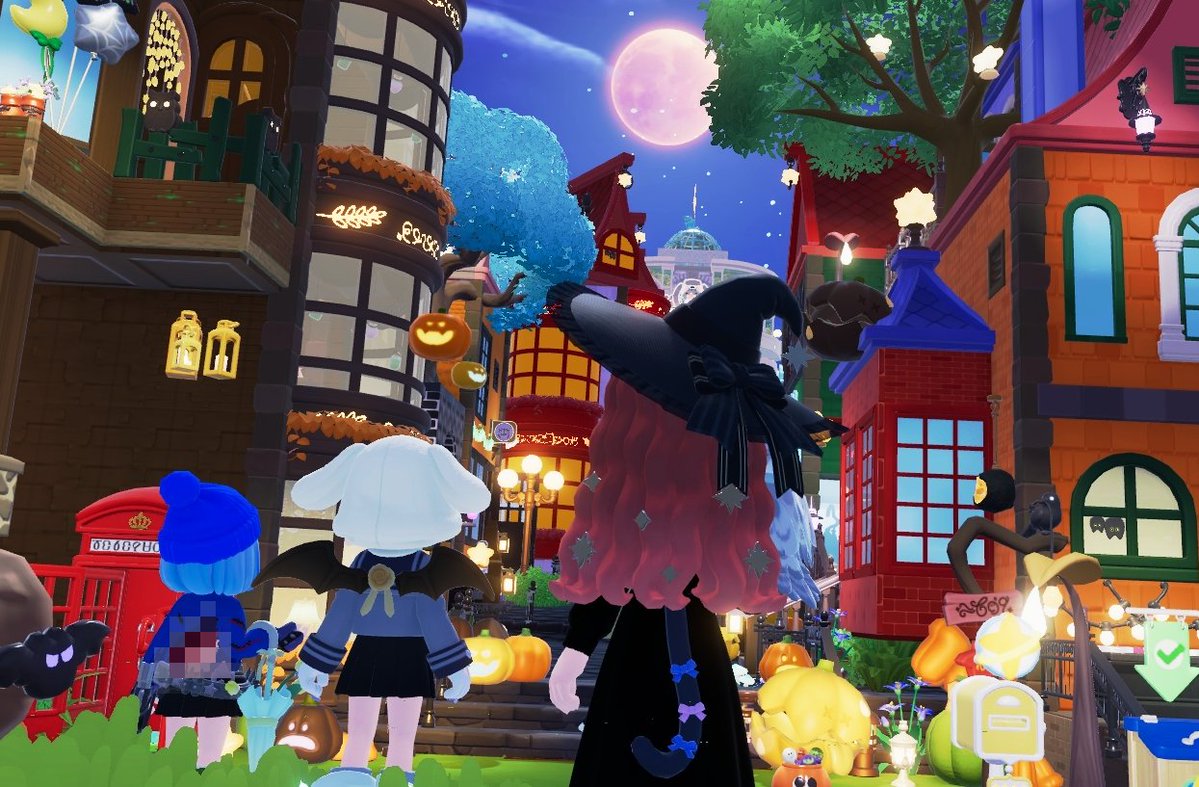 kinoko_htp's tweet photo. まにお様(@manigamelloz)のダイアゴン横丁のハロウィンにスタッフのフリして参加（笑）すごく楽しくてあっという間でした。楽しい思い出をありがとうございます🎃
#ハートピア https://t.co/sQd5mdB9EC