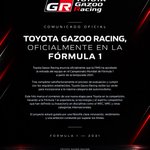 Photo by PARODY | Toyota Gazoo Racing F1 Team (@TGRsim)