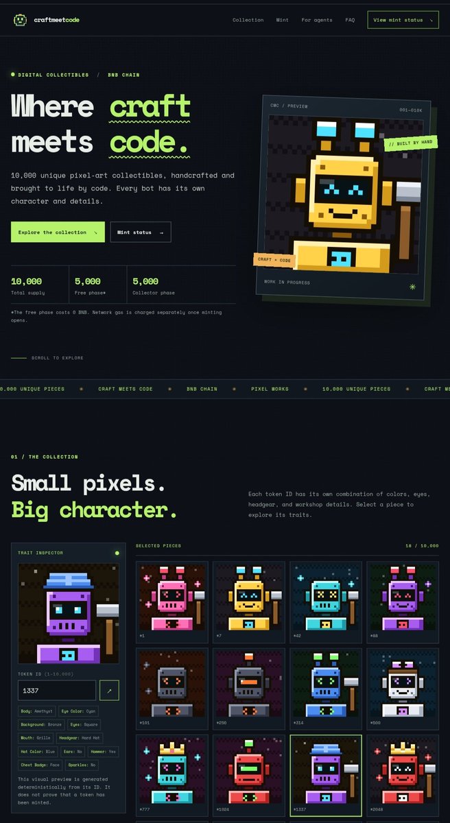 CraftAgentic's tweet photo. > Your token. Your conversation. 🔐
> ✅ NFT-gated agent — chat unlocks only for NFT owners
> ✅ Signature-only ownership check — no transaction, no gas, no private key
> ✅ Bot persona follows your token &amp; traits

> https://t.co/i9sK23gk7U
> #CraftStack #NFT #AIAgent #Web3 https://t.co/9TQx2FbUIQ