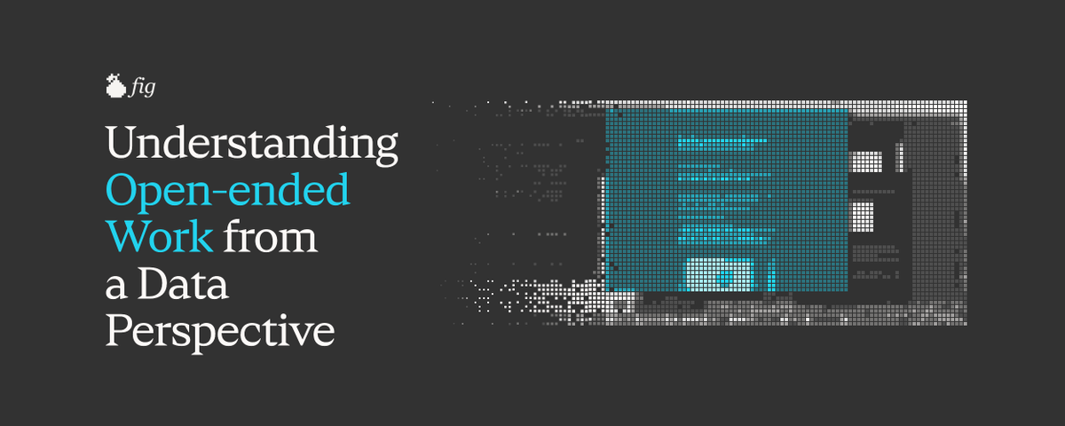 Understanding Open-ended Work from a Data Perspective