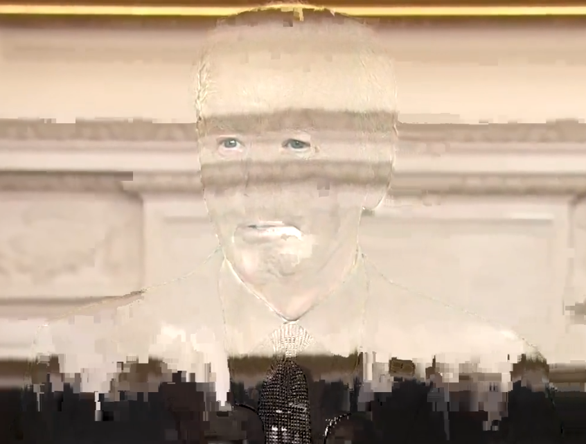 ThisIsntNath's tweet photo. scrubbed through a video in VLC and accidentally gave Joe Biden an invisibility potion https://t.co/FHFSlXguQC