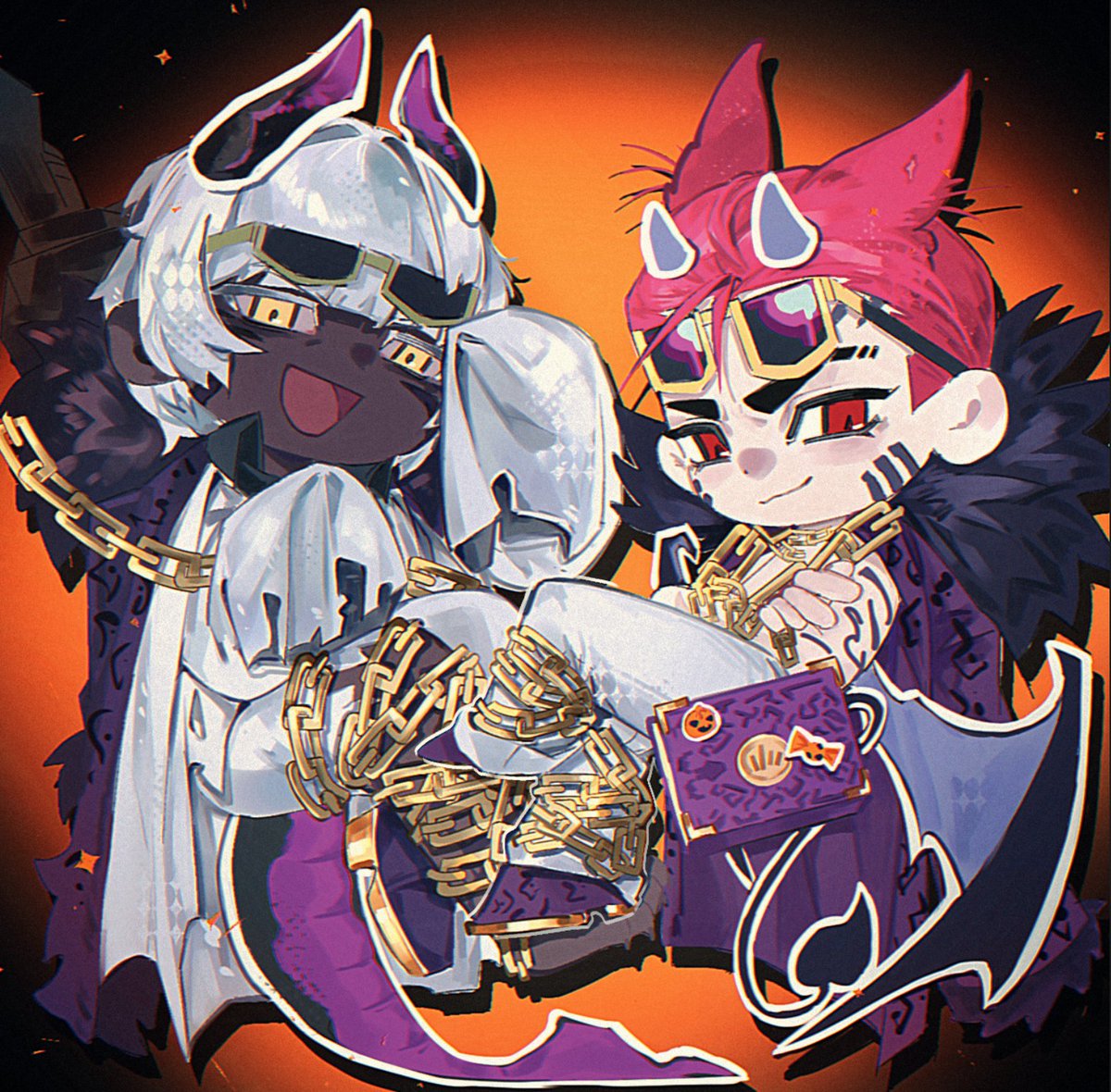 OvoLinyu's tweet photo. #LimbusCompany #LCB
👻哥哥们的万圣节贴纸🦇
Matthias&amp;Ricardo doodle https://t.co/LKb1O7u4yi