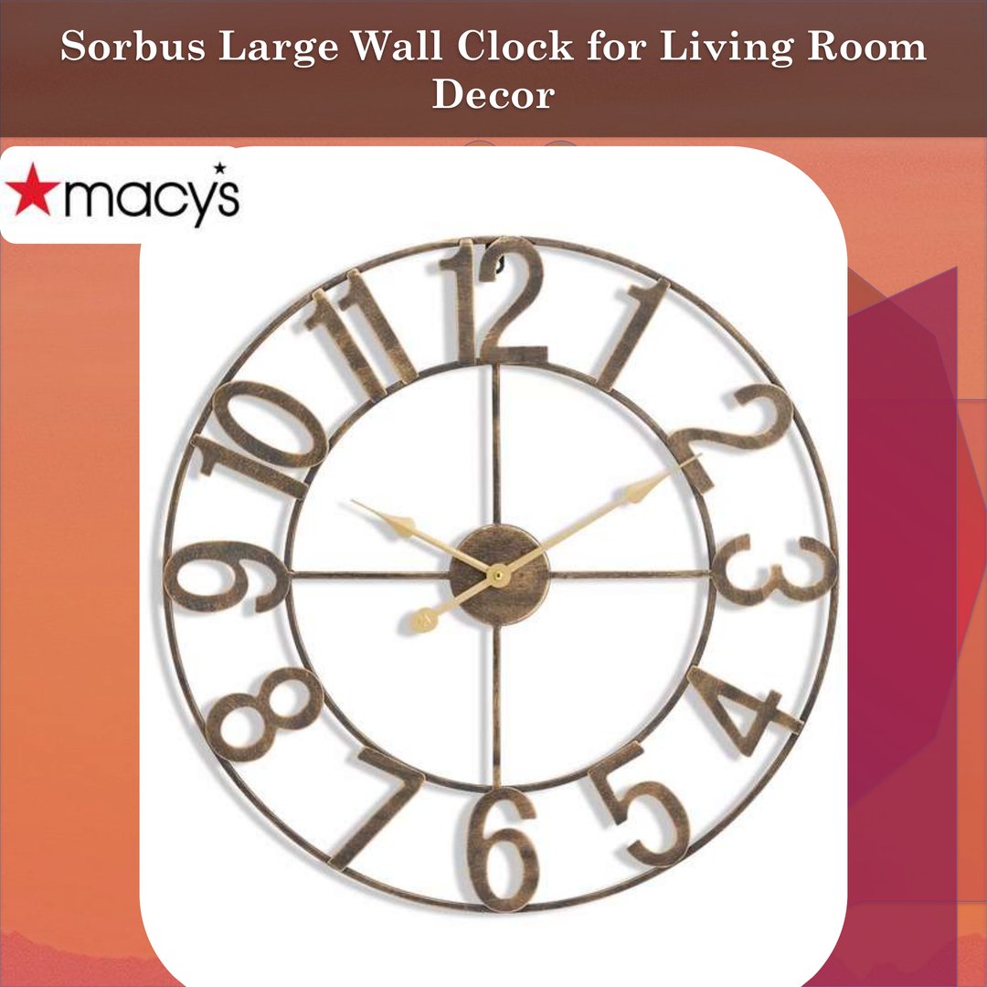 shopsavingss's tweet photo. Sorbus Large Wall Clock for Living Room Decor 

#USA #deals

☛ Now $50.99

#homedecor #decor #architecture #homedecoration #interiordecor #livingroom #home #vintage #decoration #homeinspo #furniture #homesweethome #love #luxury #interior #homestyle 

👉 https://t.co/fWm1z2F1le https://t.co/q81YmC6w9F
