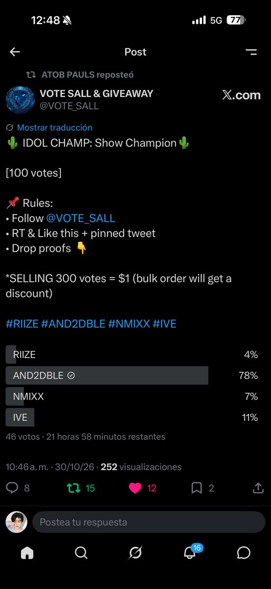 piwiyomi's tweet photo. @VOTE_SALL For #and2ble https://t.co/nQ3DilK1q8
