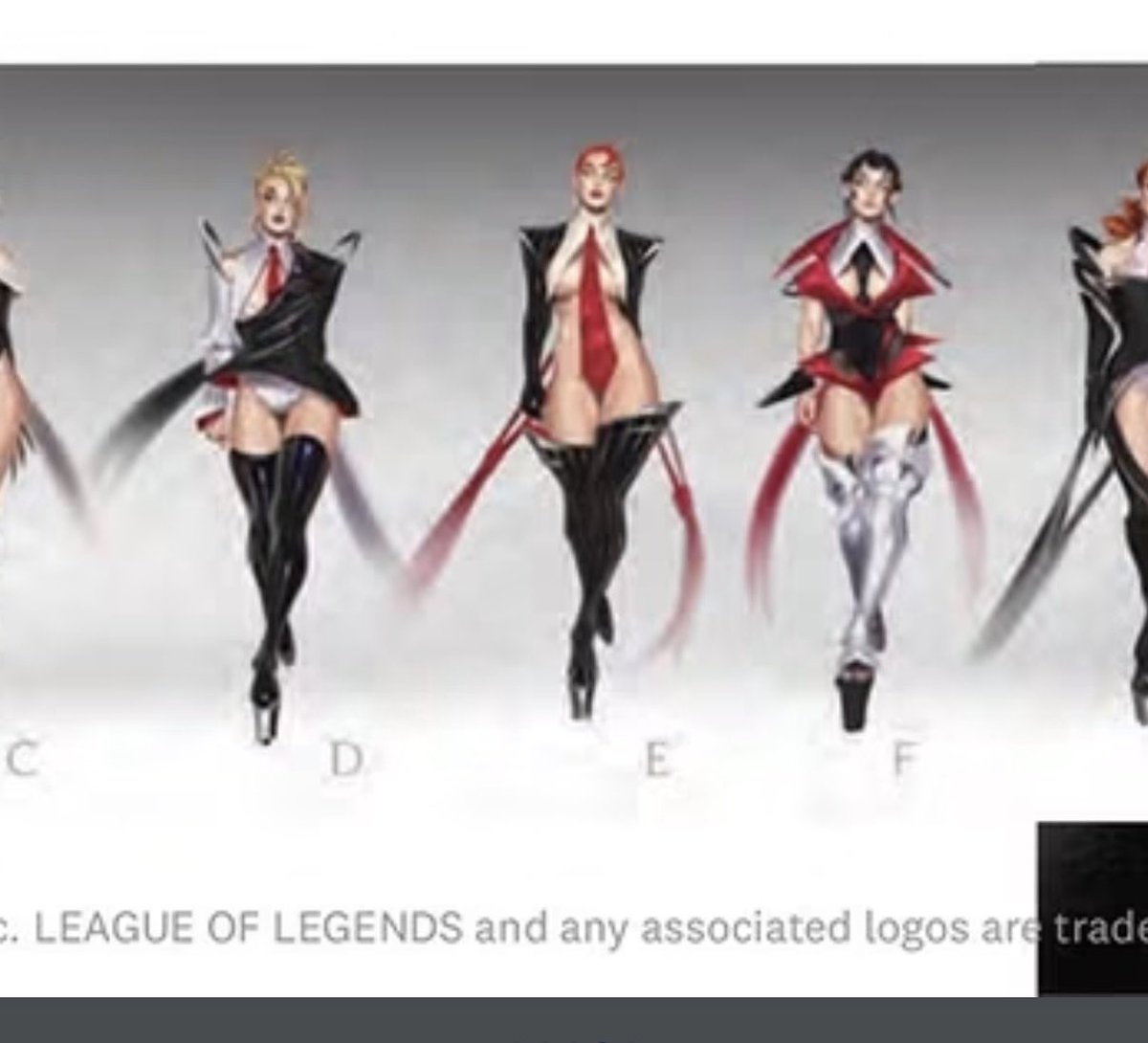 SirensCallCo's tweet photo. Hold on- you’re telling me that we could have had THESE designs for Eve?!?! Holy Moly… ❤️👄❤️ https://t.co/WNpM2vOYAR