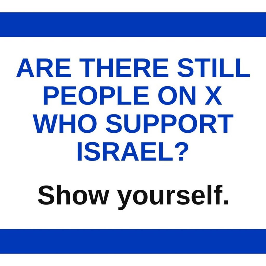 oliviakelly62's tweet photo. ⁉️

Are there still people on X who support Israel?

⁉️ https://t.co/4TZGyIcRkm