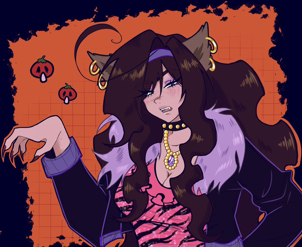 someownie's tweet photo. nyo romano as clawdeen #hetalia https://t.co/DCqJPJkKP5