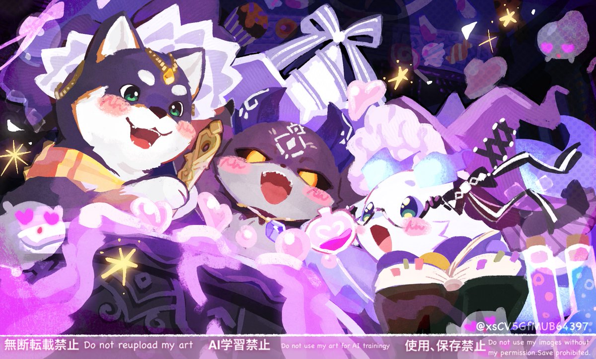 xsCV5GfMUB64397's tweet photo. ✨Happy Halloween!🧙‍♀️👻🪄✨
#るんるんびじちかん #でびるさまにささげるえ #しばのドッグタグ https://t.co/h6kwsrxwqO