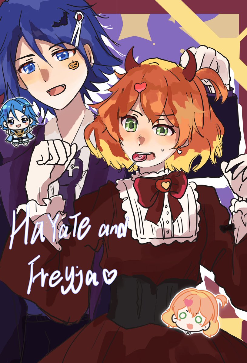 Kaoeziwawa's tweet photo. #マクロスΔ 
ハヤフレ🎃🍎✈️ https://t.co/tJNkU00vDM