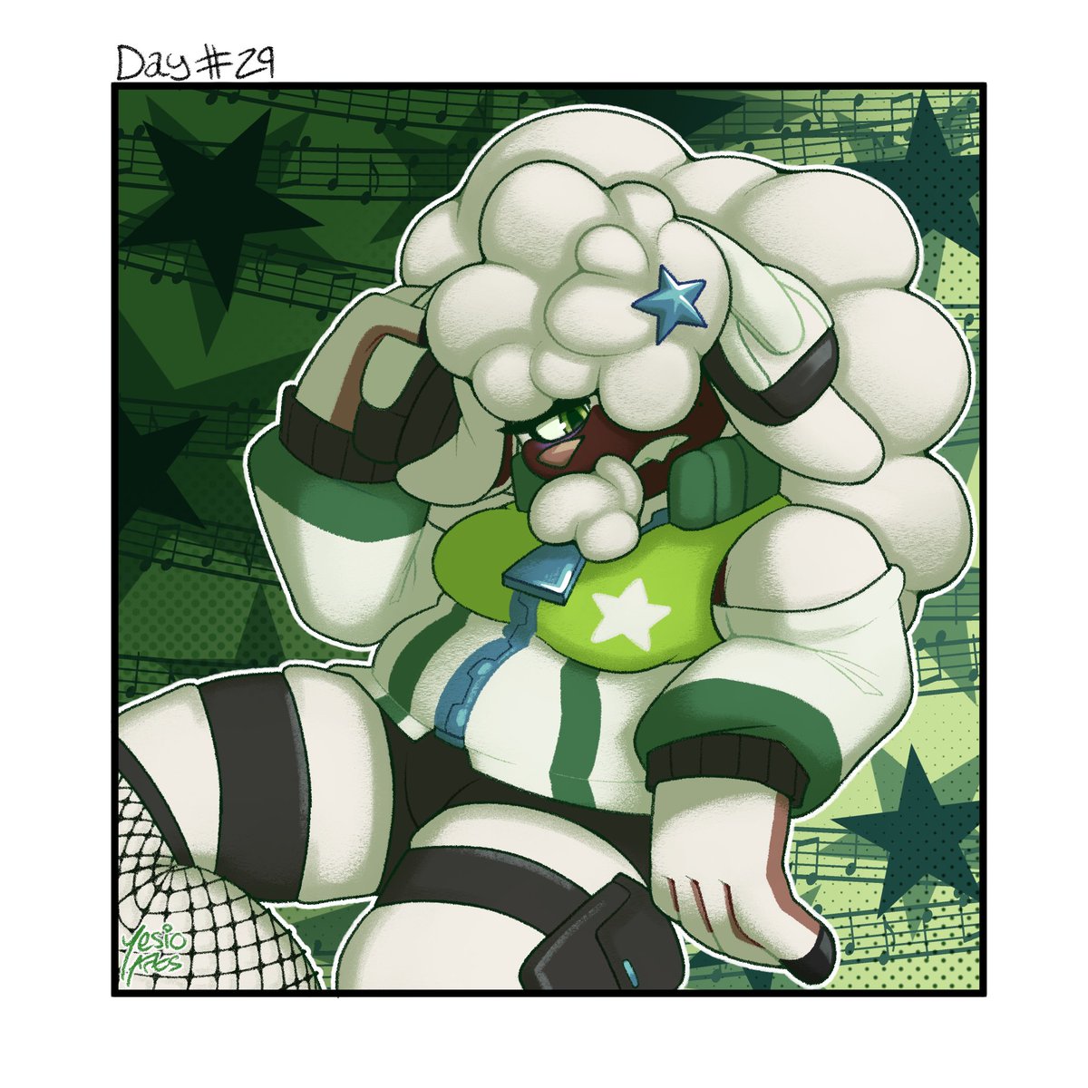 YesioArts's tweet photo. LanOctober Day 29 !!
A tiny throwback to last year’s pose, one of my favs last year

Prompts by Unknownspy / Inkhandprint 
#lanolinthesheep #LanOctober. #Sonicfanart https://t.co/7LnU2ceUzv