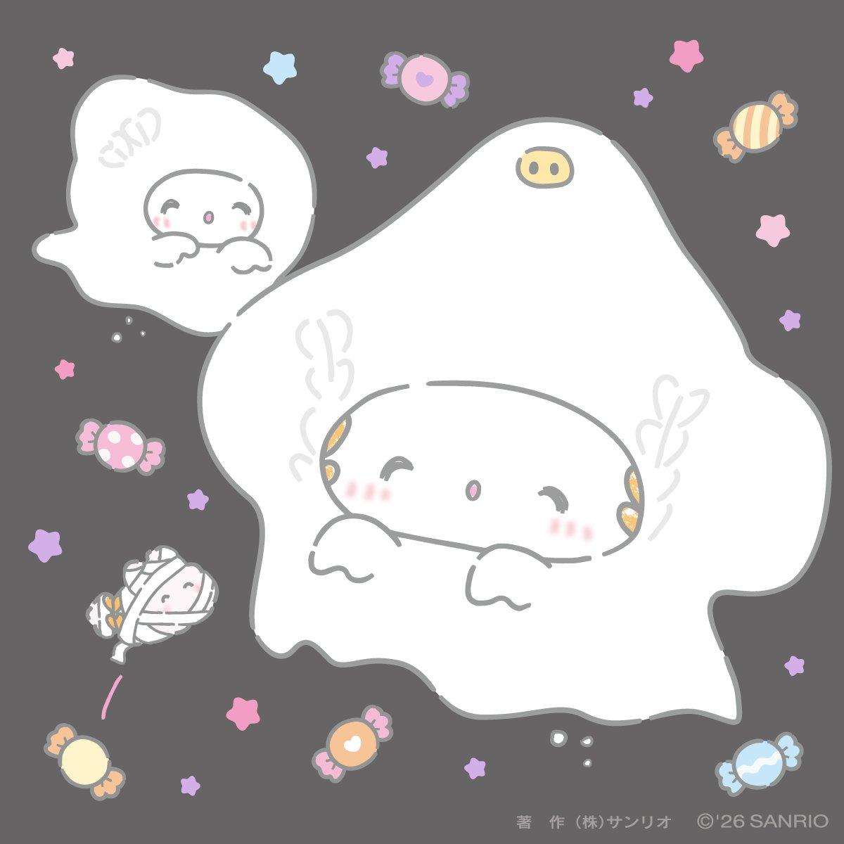 cogimyun_sanrio's tweet photo. お〜ば〜け〜だ〜ぞ〜みゅ〜ん･･☆
#こぎみゅん #ハロウィーン https://t.co/snRwCC51x9
