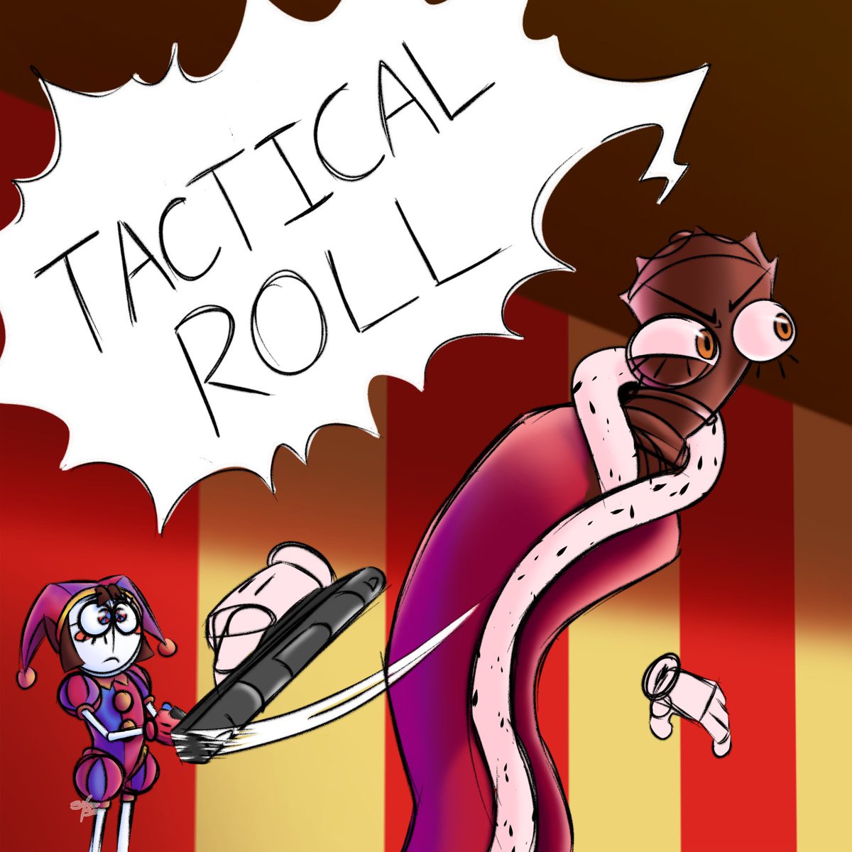 SilverScar360's tweet photo. Reposting this gem separately from the og post because I love it sm I wanna make more of this if I can :3 (Pt. 1/2)
#theamazingdigitalcircus #tadcpomni #tadcqueenie https://t.co/sdoSlYk7KX