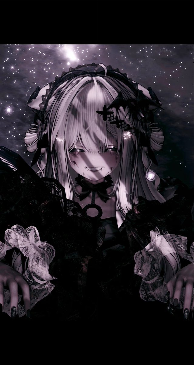 bgp9R's tweet photo. おはようございます！🎃🖤

今日、あなたが出会うのは、
ちょっぴり怖くて、どこか優しい存在かも…？👻🍬🍪🍫🍰

素敵なハロウィンをお過ごしくださいね！☺️✨

✨💖Happy Halloween!! 🎃✨

#VRChat #Airi3D https://t.co/8eoMBhTshf