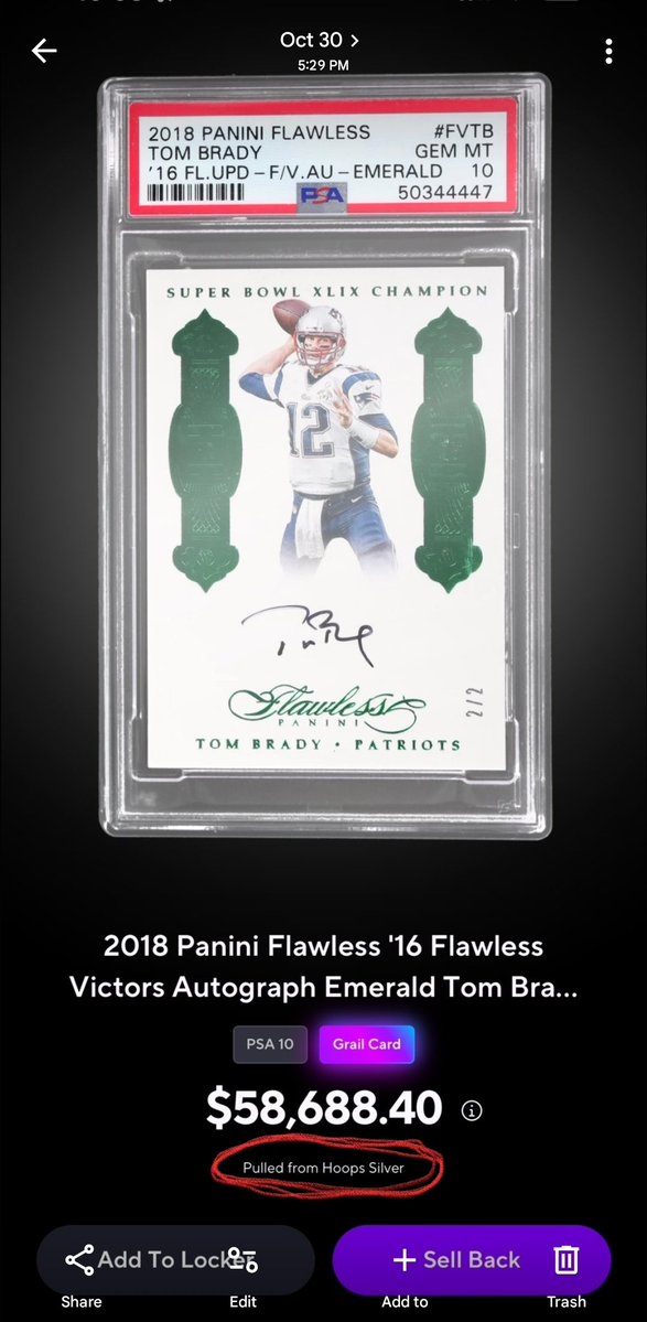 ssl1091's tweet photo. @PrizePicksPacks But pulled from hoops silver?? 🤔🤔🤔 https://t.co/l5mBLGr5uq