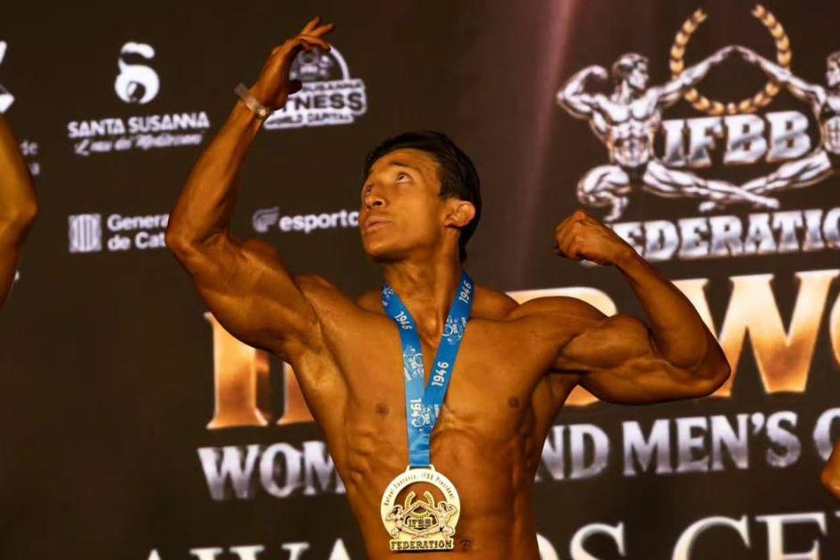 Guatemalteco Ángel Herrera se corona campeón mundial de fisicoculturismo
