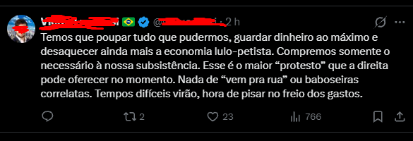 felipeneto's tweet photo. Isso é algo estarrecedor.

Os caras estão pregando "quebrem a economia do país, esse será nosso protesto".

Sendo q, se vc fizer isso, vc quebra junto.
E eles ainda se dizem defensores dos empreendedores brasileiros. https://t.co/f0K7JKxoWm