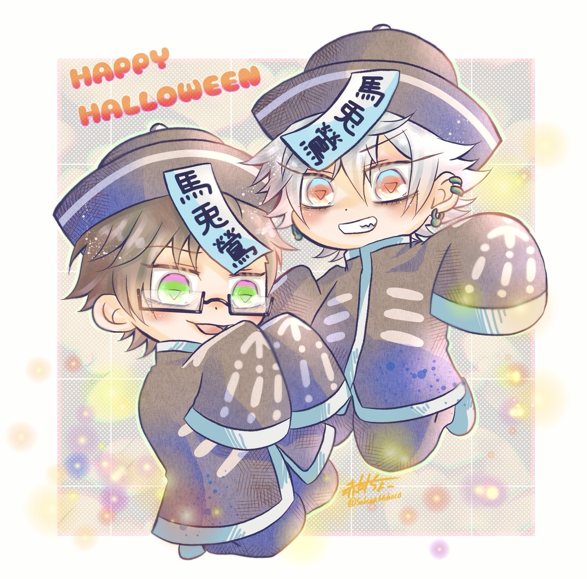SakuraMchoco's tweet photo. 🐴🐰ハッピーハロウィン🎃✨ https://t.co/cZeTSMcJHI