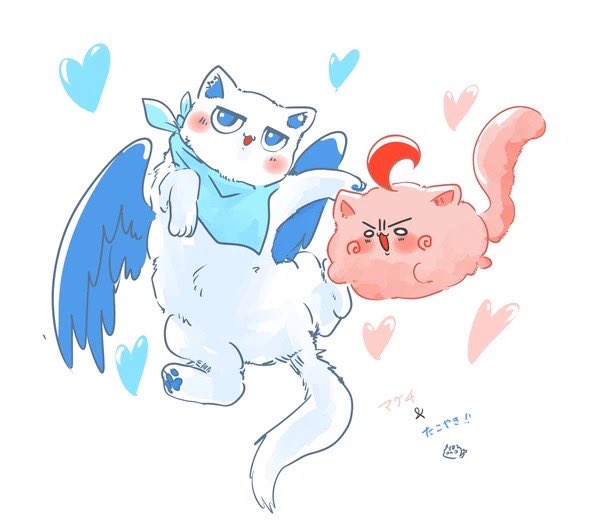 hoshiyuri3rd's tweet photo. 過去絵なんですけど…

わたし、その…
マグチとたこやきが
ほんっっとうに大好きで…

pixivで描いてる漫画の一つの動機も
二匹の活躍が見たいっていうのがあってぇ…

嬉しいですほんと
皆さんが二匹に注目なさっているのも
新しい仲間が増えことも…！

見つけてしっかり描きますおこのみやきちゃん https://t.co/GV9rR1X4cD