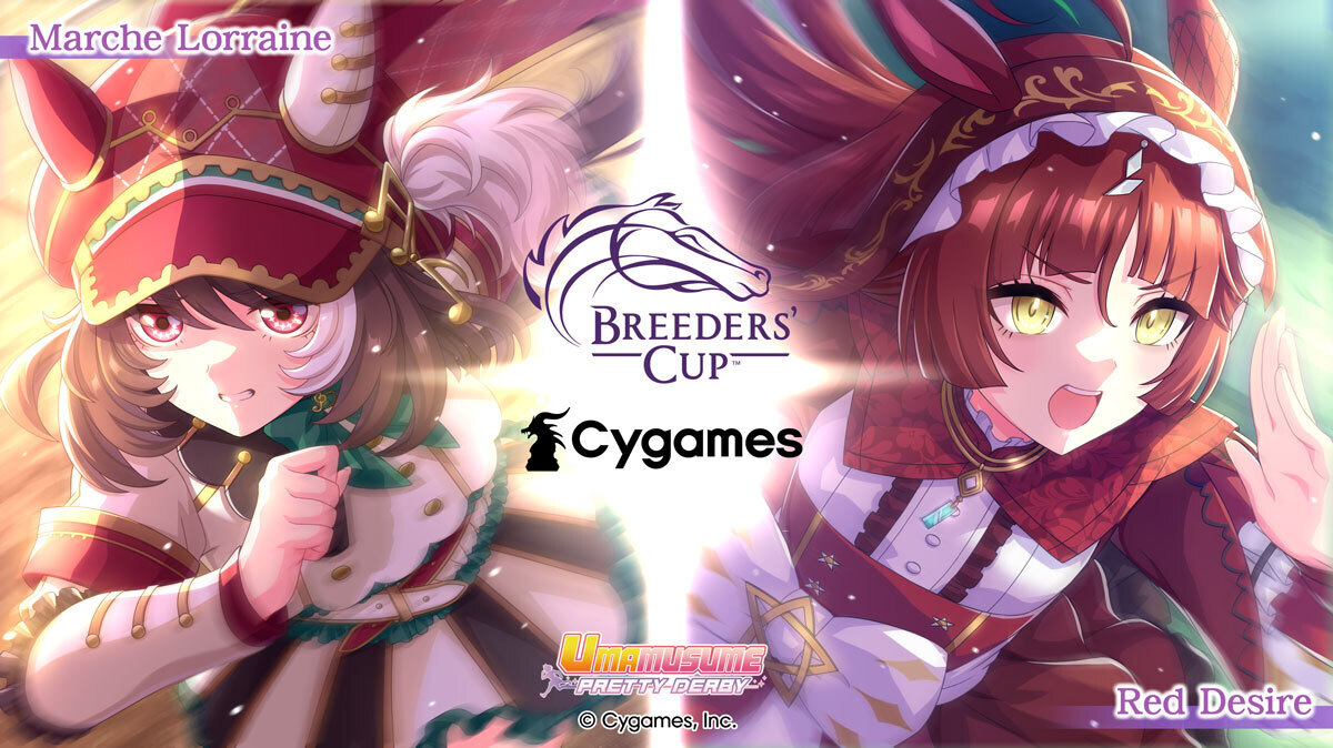 BreedersCup's tweet photo. Don't miss the Cygames Breeders' Cup Sprint on Oct 31st!

The racing legends of #Umamusume are cheering on all the competitors!

@Cygames_EN @umamusume_eng https://t.co/6ddeIYCXIG