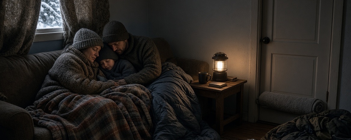 Staying Warm With No Power for Days in a Cold Area