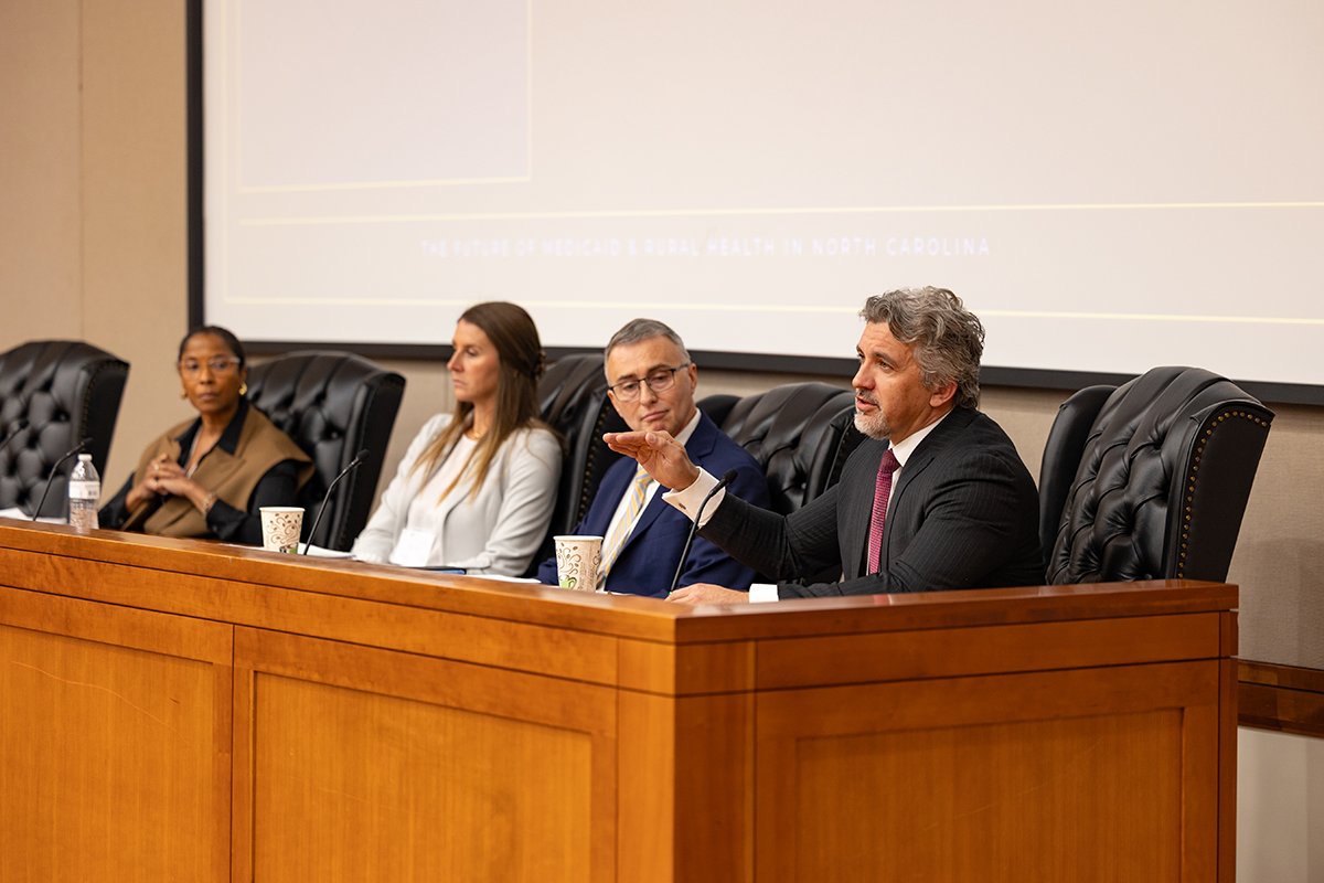 WFULawSchool's tweet photo. On 10/23, the Wake Forest Journal of Law and Policy (JLP) brought together legal scholars, health policy experts, and legislative advocates for their 2026 Symposium, "The Future of Medicaid and Rural Health in North Carolina." https://t.co/2EaXXIPtRf