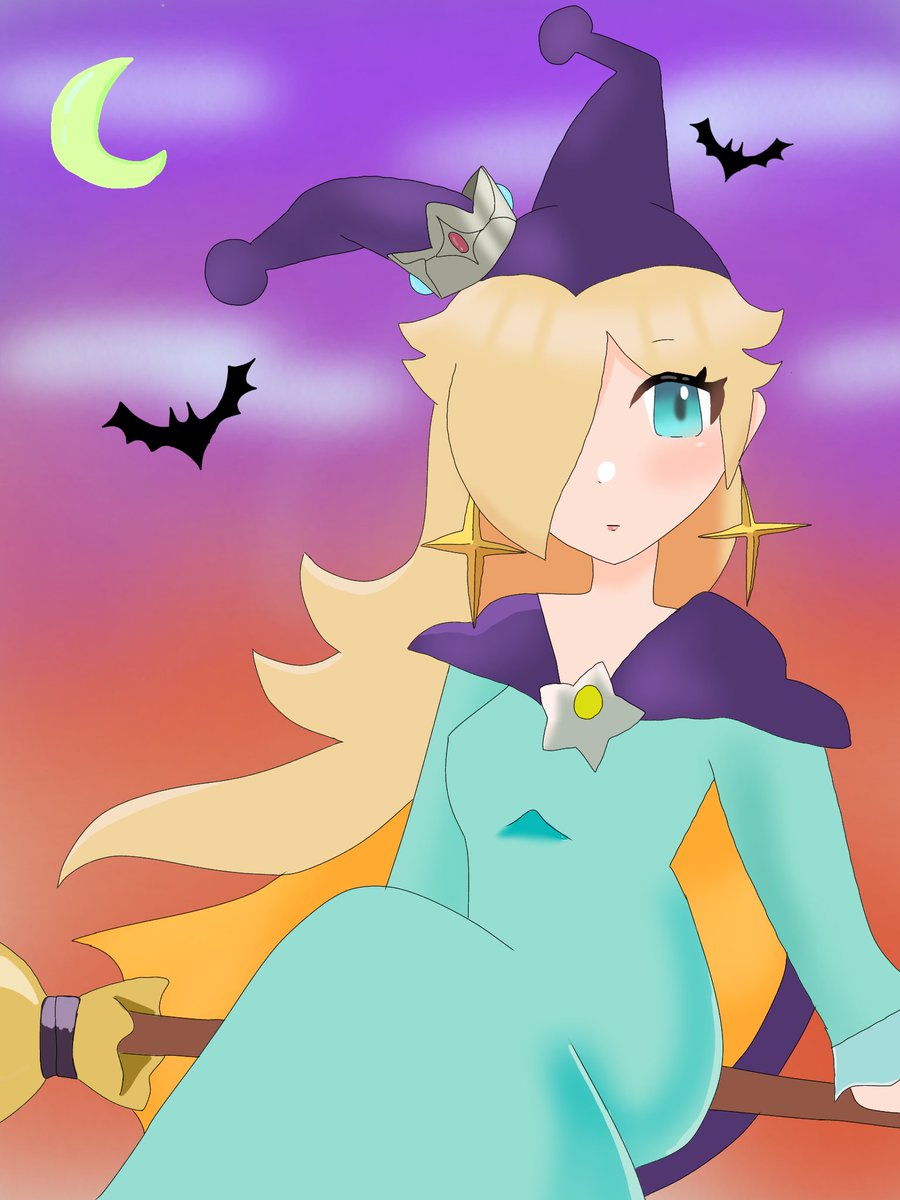 aoringo_0240's tweet photo. HappyHalloween🎃
 #ロゼッタ  #Rosalina https://t.co/yUATExZzFv