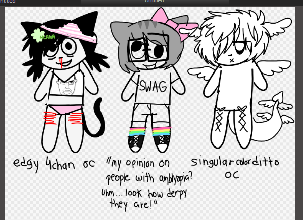 zetsybousensei's tweet photo. types of toyhouse ocs i hate https://t.co/B8lt6j9mh8