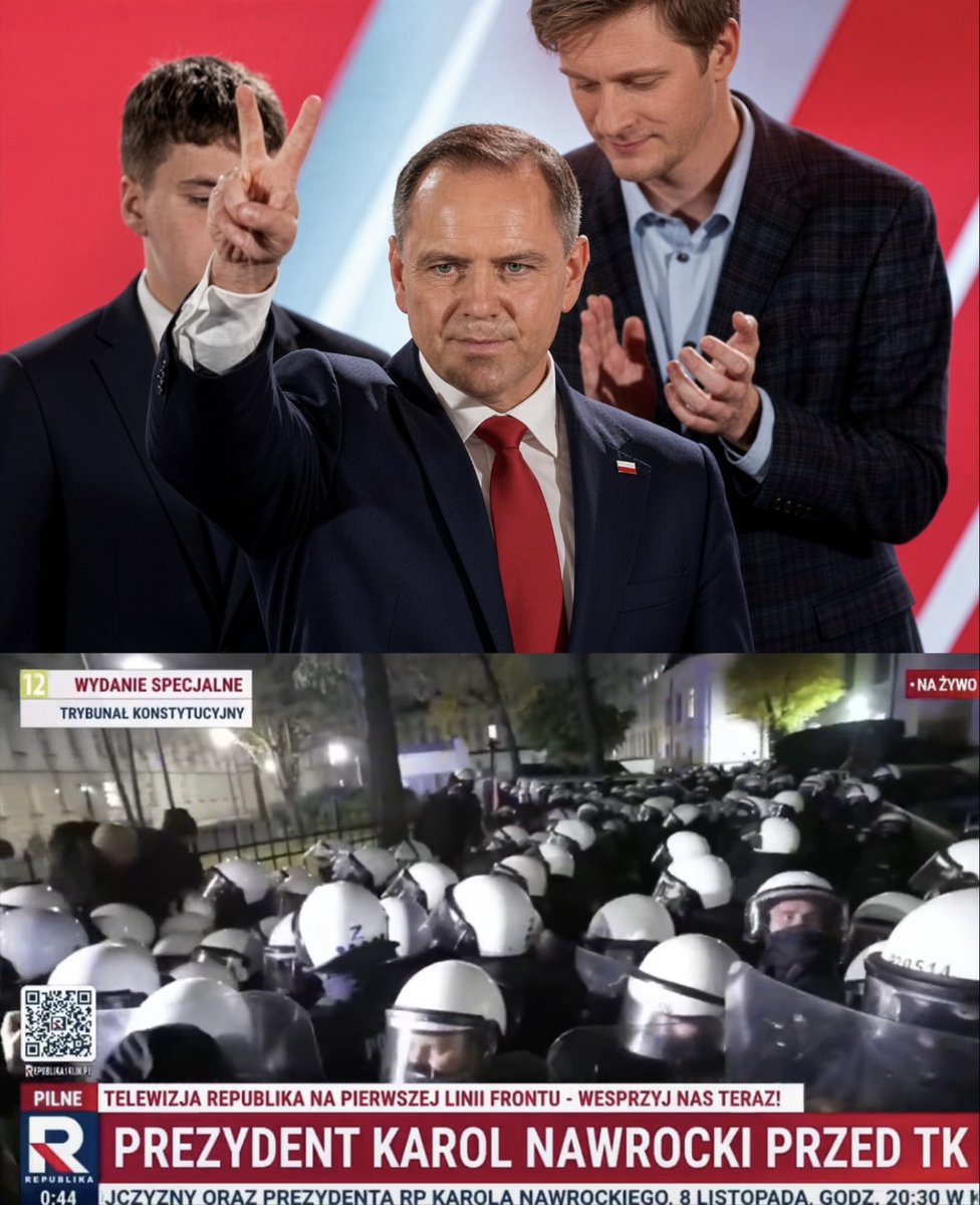 liz_churchill10's tweet photo. WOW

Poland’s President Nawrocki just walked into the Constitutional Court himself…and the police STOOD DOWN

THIS is what actual sovereignty looks like 🇵🇱 https://t.co/g5Q21du3Ql