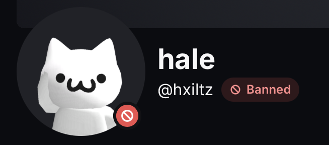sorvbway's tweet photo. day 238 of being falsely TERMINATED by roblox after they empowered AI to wipe out any account from their platform

this morning, i saw some tweets in which people got unbanned, which gives me hope. unfortunately, i am not one of those who are unbanned, as you can see.

@Roblox please come to your senses and unban those who got  terminated by your ai system, which needs some crucial improvements. im awfully upset that i am missing out on the hollow event and making new clothing for my group and players
#ROBLOX @KreekCraft @nicktornow