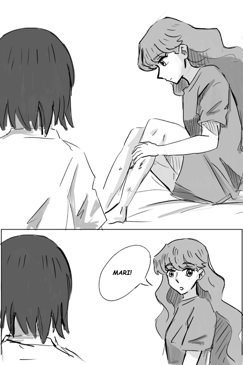 maiisheree's tweet photo. Lara still feels bad for causing Mari so much troubles
But Mari is just thankful they're in world where they're both together ❤️
#さよならララ #sayonaralara #goodbyelara #laramari https://t.co/q1Y1jzIDDx