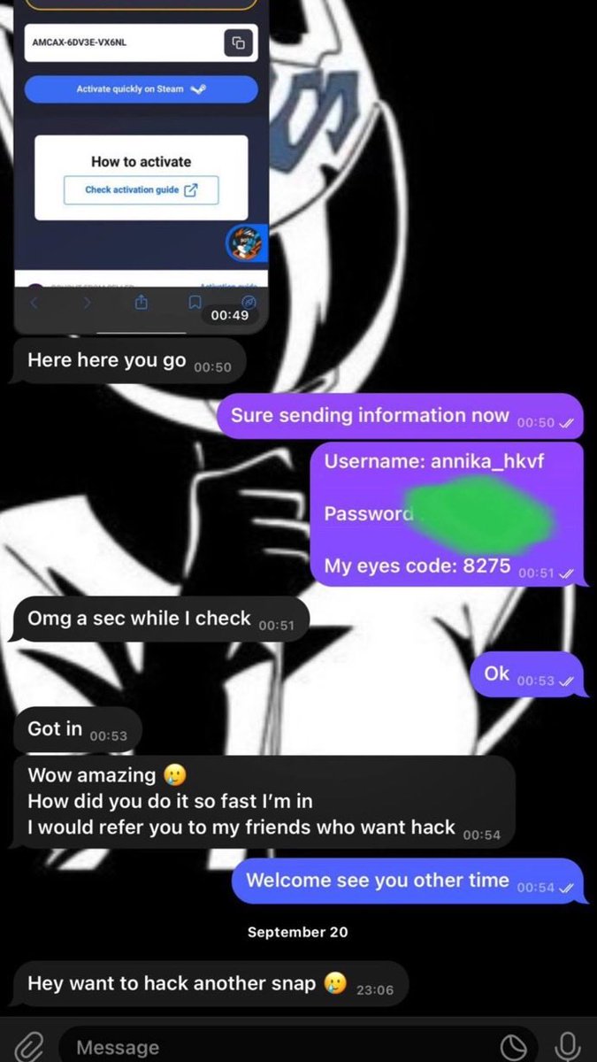 ippontaro's tweet photo. Hmu Let’s get into her Snapchat and Instagram memories to find out if she’s cheating. Check her “My Eyes Only” and Instagram chats ,,,,,,
   
 #anxiouspandaa #snaphack #minichatt #goonette #monkeyappwins
#CaughtOnCamera #StrangersOnli https://t.co/kXJ9WkYm3n