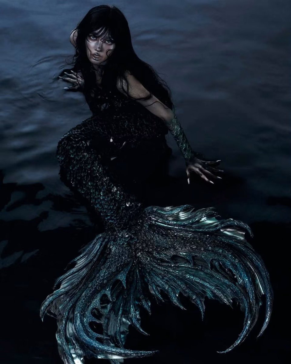 _lolifroyd's tweet photo. ลิซ่าแต่งเป็น Dark Siren🧜🏻‍♀️ หรอ โคตรจะสวยเลย นอกจากจะสื่อถึงความงามที่แฝงไปด้วยความร้ายกาจ ยังสามารถตีความได้หลายอย่าง ใน pop culture พวกไซเรนมักจะถูกทำให้เป็นตัวร้าย พวกแอนตี้ฮีโร่ ใช้เสียงและความสวยล่อลวงกะลาสีไปตายหรือจับกินเป็นอาหาร ถ้ามองผ่าน Feminine Rage นี่คือสัญลักษณ์แห่งการปลดแอก การไม่สยบยอมต่อกฏเกณฑ์ใดๆที่กดทับตัวเองไว้ เริ่ดไม่ไหว ตอนแต่งเป็นฆีบาโรว่าอึ้งแล้วเจอไซเรนสาวเข้าไปอึ้งกว่า ประเด็นคือไม่รู้ว่าชีตั้งใจมั้ยแต่ตัวละคร2ตัวนี้เชื่อมโยงกันด้วยในเรื่องของการถูกล่าอาณานิคม 😭