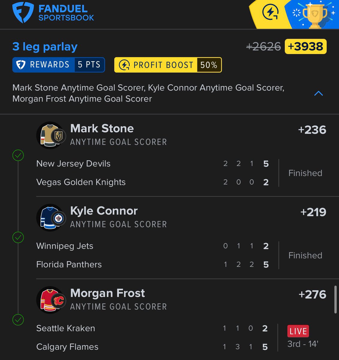 Queen_of_Props's tweet photo. WE CLOSED THE NIGHT LIKE THIS 👑🔥 4 slips. 4 CASHED. 🏀🏒 NBA 5+ threes, First Basket &amp; NHL anytime goals — all hit tonight! Call me crazy, it already hit ✅ #NBA #NHL #Parlay #QueenOfProps https://t.co/OsNFsUTcRx