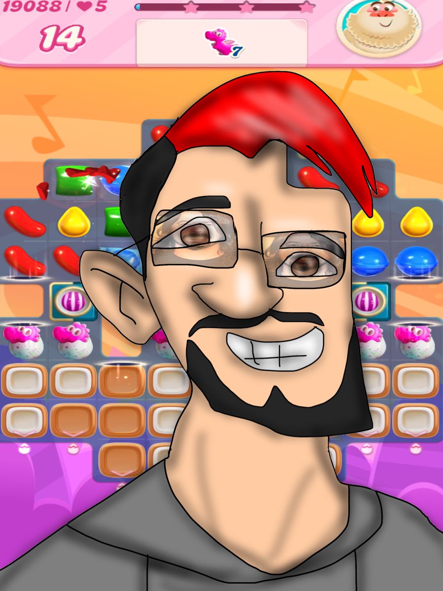 DieDeadEnovgh's tweet photo. I made a painting of Markiplier in ibisPaint X. https://t.co/yuOjC8c9MI