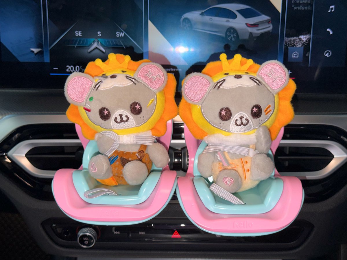 meowmiyakii's tweet photo. มีคาร์ซีทจิ๋วของยัยเร้กละ ทีนี้ก็พ้อมมมไปเท่วกะพี่ละ 💨🐭🩷 https://t.co/CDlO03XpnS
