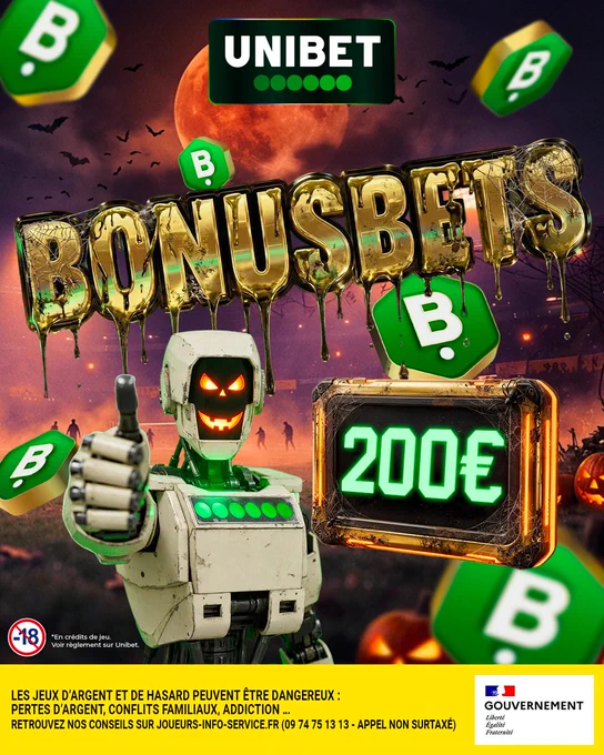Image from Unibet France 🔞 (@UnibetFrance)