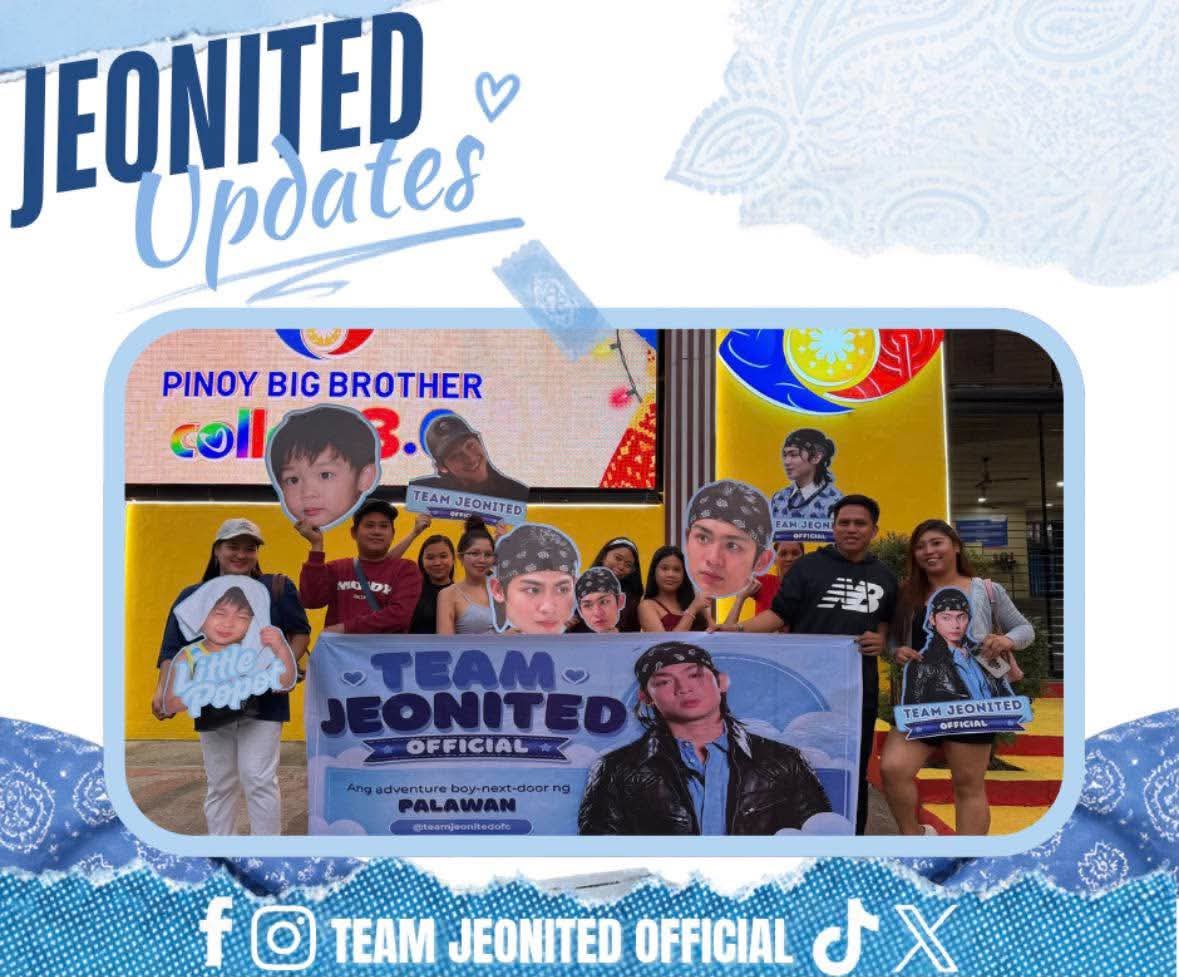 TeamJeoOngOfc's tweet photo. 📣 𝐓𝐄𝐀𝐌 𝐉𝐄𝐎𝐍𝐈𝐓𝐄𝐃 𝐎𝐅𝐂 𝐓𝐄𝐀𝐌 𝐋𝐈𝐕𝐄 ✨💙

A day filled with excitement, unity, and support! 🫶💙 Our Team Live representatives visited the New PBB House to show their love and support for Jeo. It was also a special moment as our members finally met each other in person for the very first time!

One team, one purpose, and one solid support for Jeo!

THIS IS TEAM JEONITED! UNITED FOR JEO! 💙🫶✨

#JeoOng #PBBCollab3point0