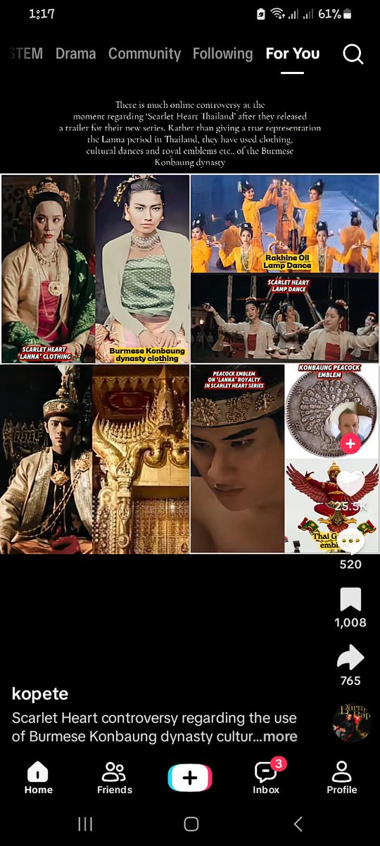 Sagittarius493's tweet photo. Lanna came under Burmese rule in like 1558 and Burmese rule over Chiang Mai ended in 1774-1775 while the Yadanarbon era began in 1853. The costumes they wear in the Series are from Yadanarbon era. Time travel to Myanmar by jumping Eras? 🤔🤏

#RespectMyanmarCulture https://t.co/t6v8NTtKZX