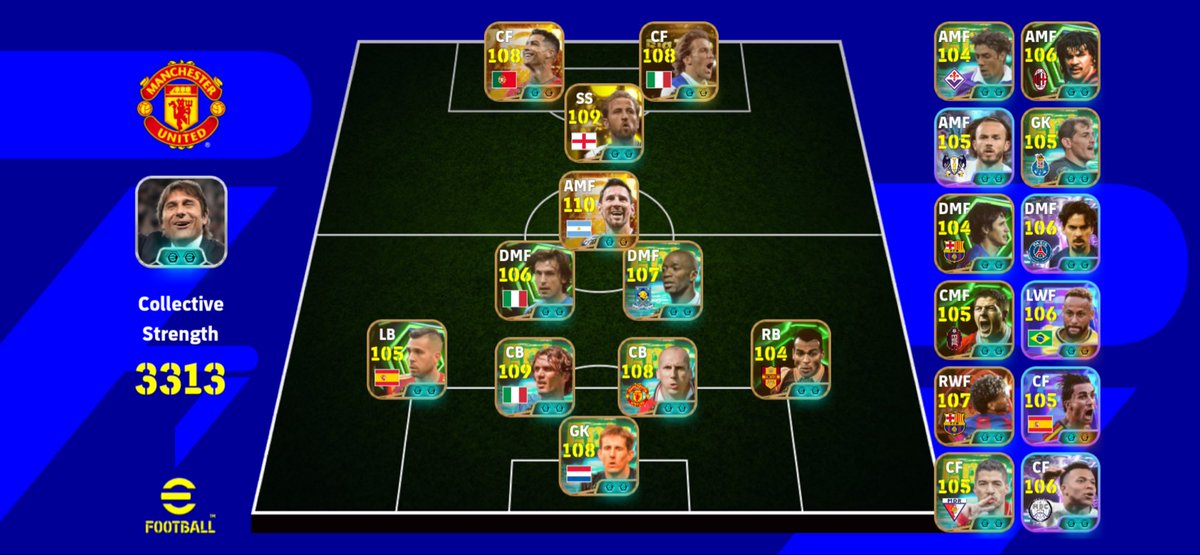 Boobsdragon001's tweet photo. Rate my squad on a scale of 1-10 ? 
#eFootball https://t.co/xedkt9BZwV