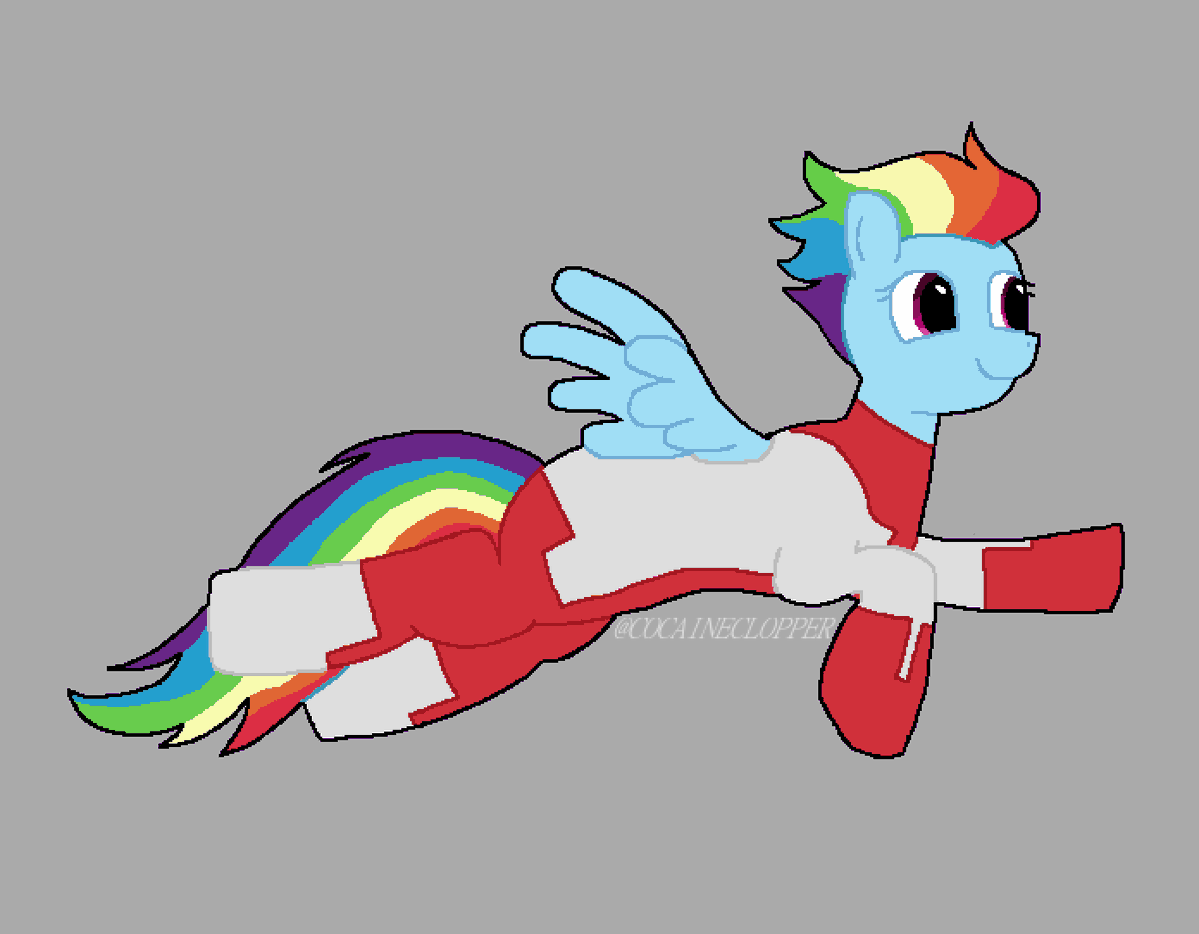 COCAINECLOPPER's tweet photo. dude rainbow dash is going as WHO for nightmare night!? #mlp #mlpfim #mlpart #nightmarenight #omniman https://t.co/e00lMV6Rsv