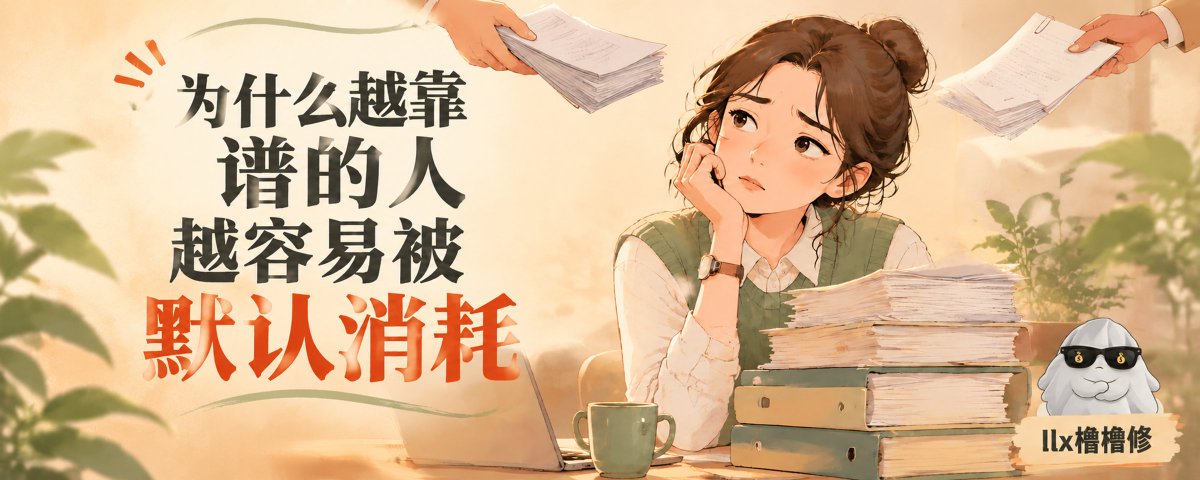 为什么越靠谱的人，越容易被默认消耗