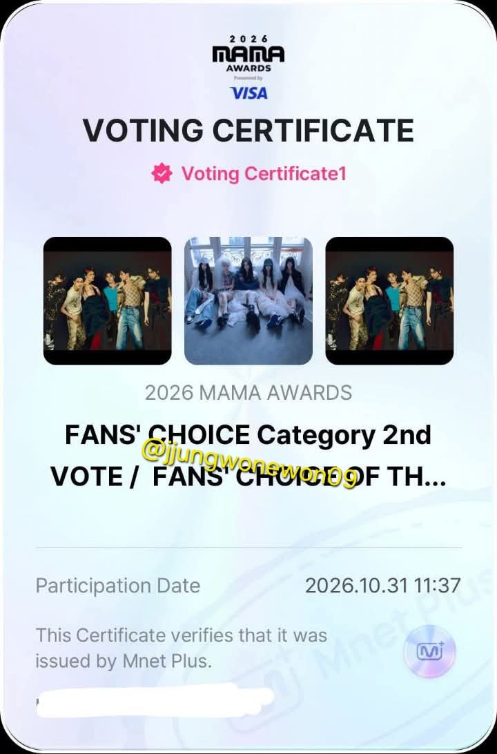 jjungwonewon09's tweet photo. #ENHYPEN
#2026MAMAVOTE
#엔진_MAMA_가동준비완료 https://t.co/vyfegzXZus