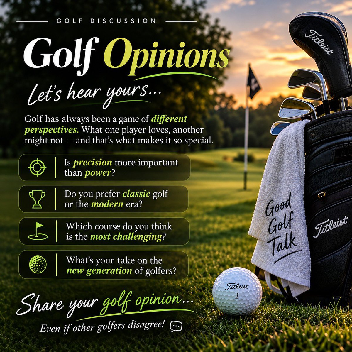 immScarlett's tweet photo. Share your golf opinions….. https://t.co/LtskmN4Zhe