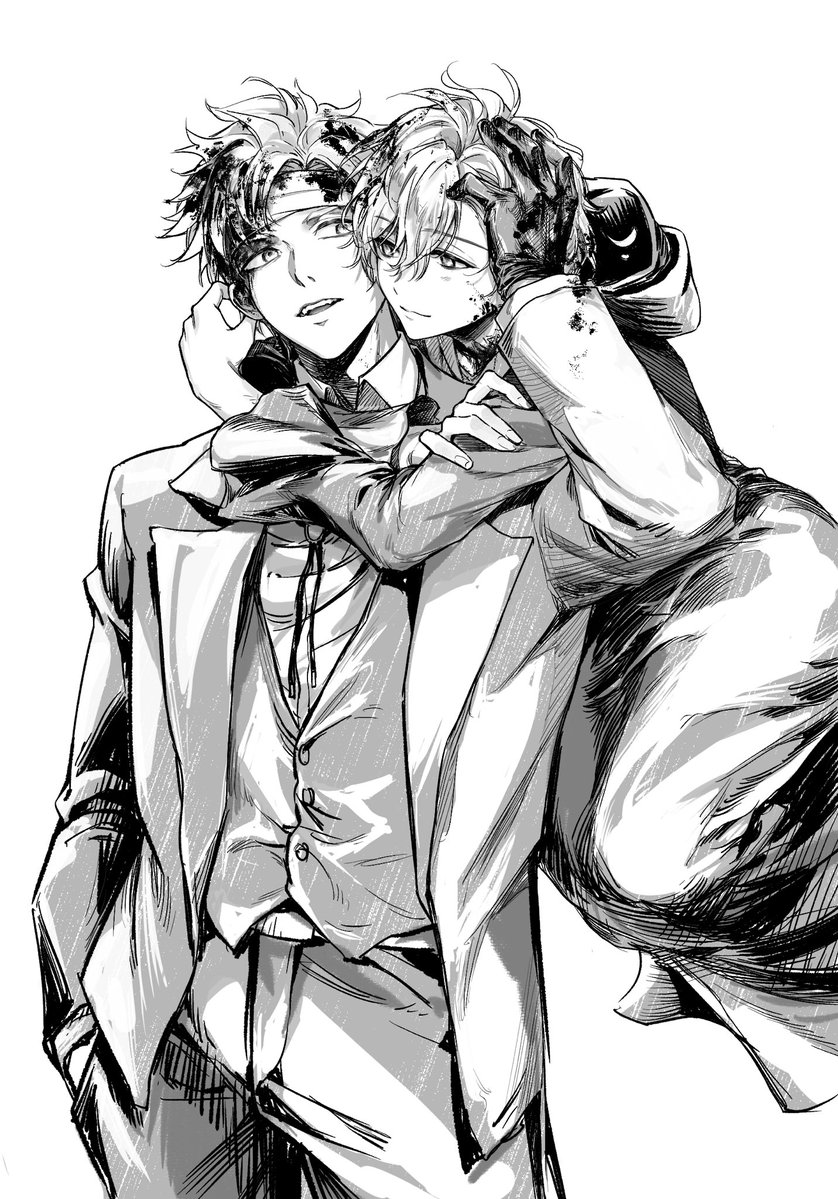 RockSugarwww_03's tweet photo. #dennor #デンノル
万圣节快乐🎃-1
专门接取超自然事件委托的私家侦探马蒂亚斯，以及那个保护他不受邪祟彻底侵蚀的看不见的存在。 https://t.co/aGgvYXnbVj