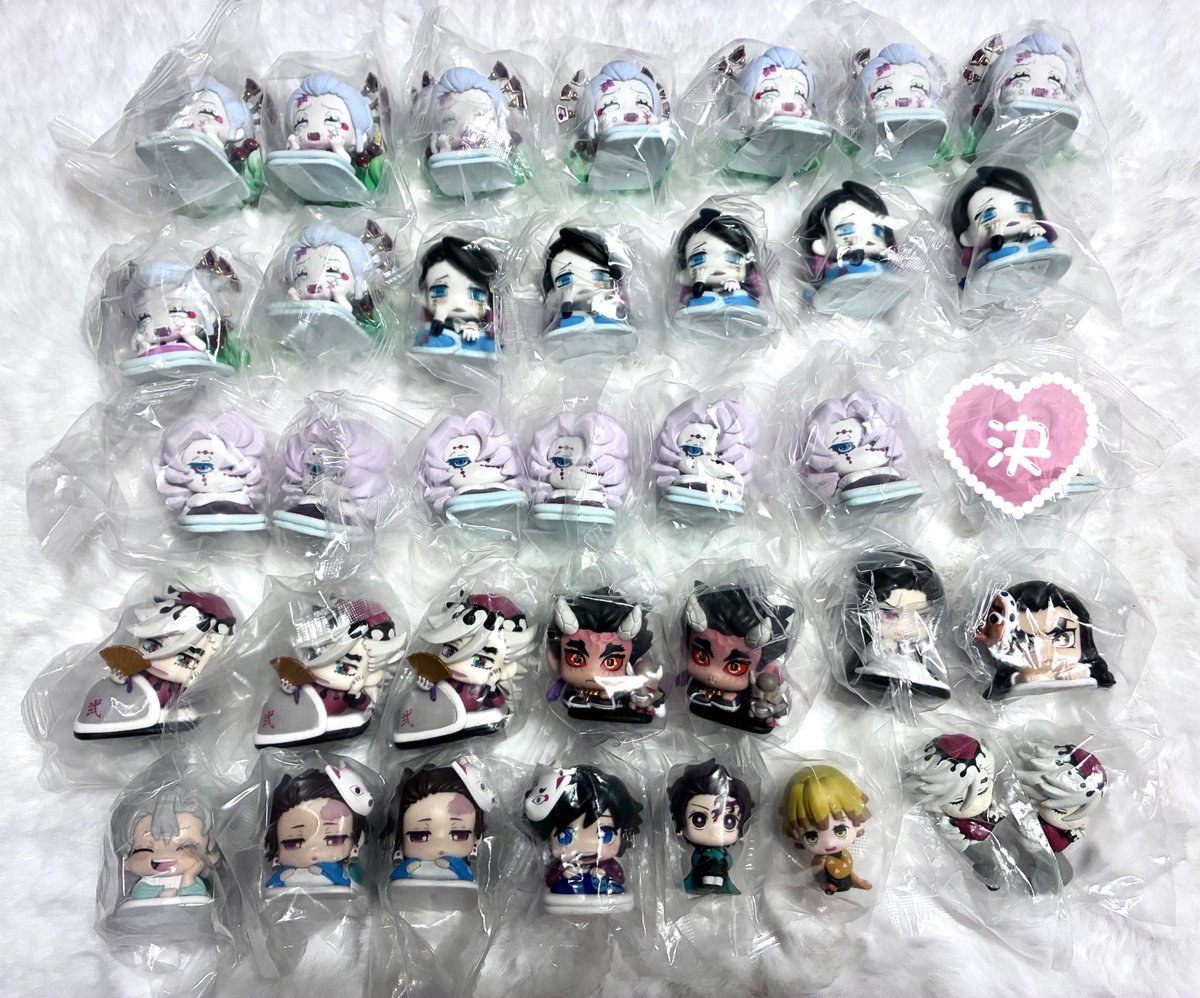 gyuna_6's tweet photo. 更新です！
鬼滅の刃 交換 おねむたん 拾ノ型 まちぼうけ ねむらせ隊

譲） 魘夢×5堕姫×9累×6 魘夢×5 童磨×3 半天狗×2 無惨 鋼塚 実弥 炭治郎×2 義勇 善逸

求） 妓夫太郎

検索からもお待ちしております！
よろしくお願いいたします。 https://t.co/tJWJlrmEaT