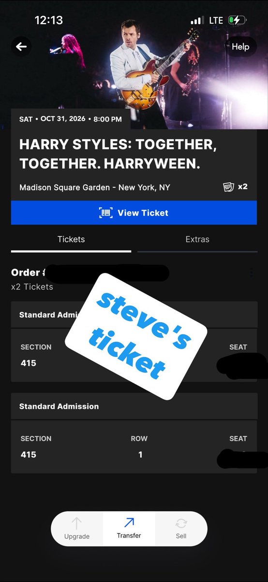 holt_doc's tweet photo. New York Harries
Selling two Harry Styles ticket for New York
📍MSG New York, NY on Sat, Oct 31
NYC x ISO x WTB x togethertogether x harry styles New York City x wts x madison square garden #HarryStyles msg tickets x harryween #TogetherTogetherHarryween #TogetherTogetherMSGN29 https://t.co/5taHCg3q7J
